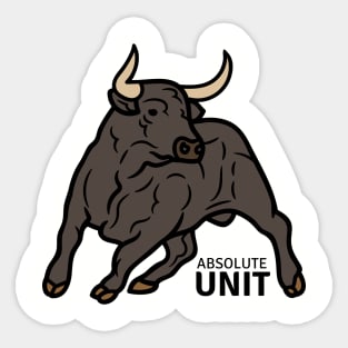 Raging Bull Absolute Unit Sticker